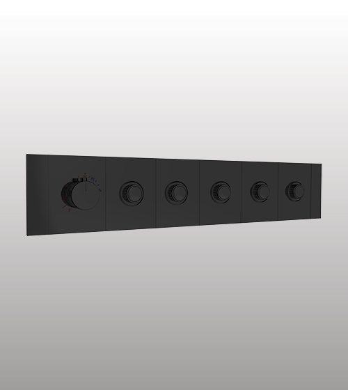High-Flow Thermostatic Click-Select Multifunction Diverter With Five Outlets and Flow Control (20mm) – Aquant India